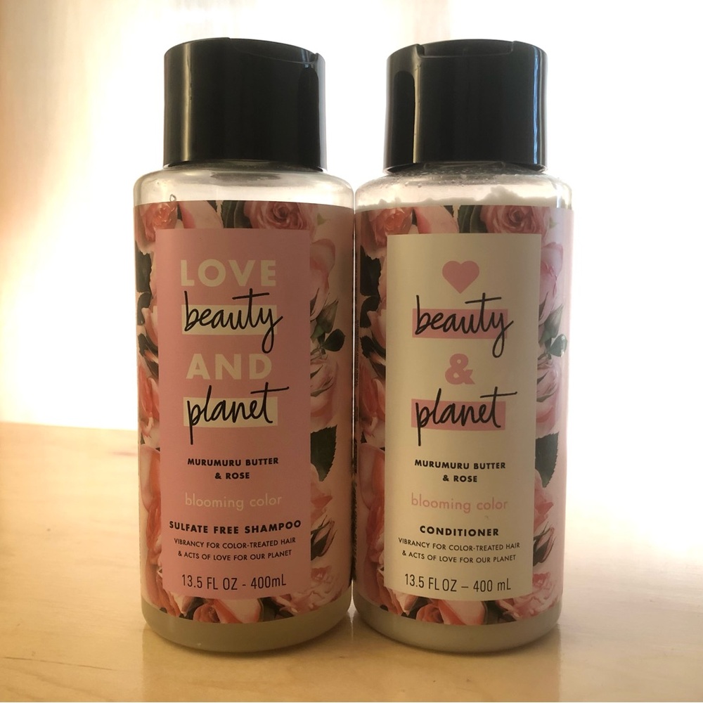 Love Beauty and Planet Shampoo & Conditioner Murumuru Butter & Rose